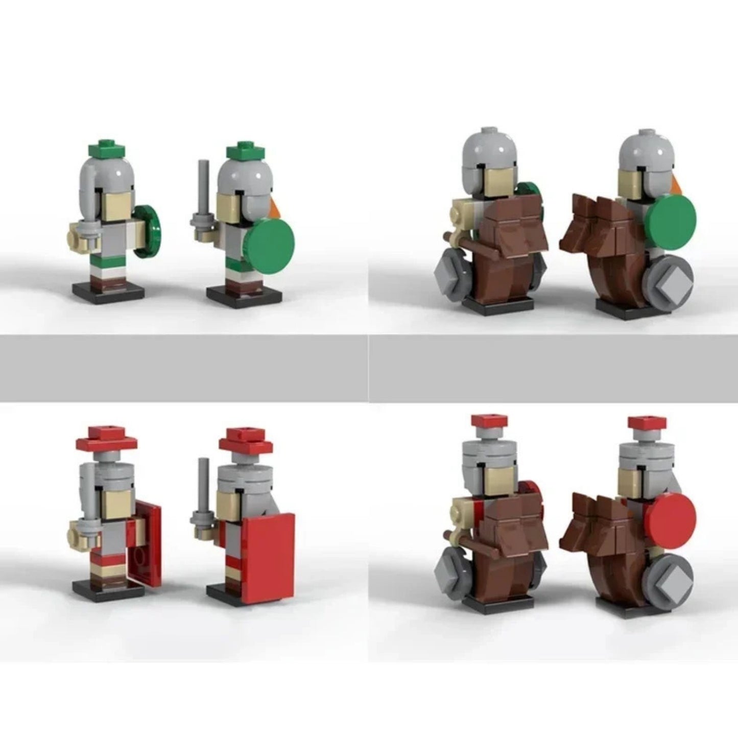 Set de Ajedrez de Lujo con Bloques – Diseño Militar Creativo para Juego y Decoración