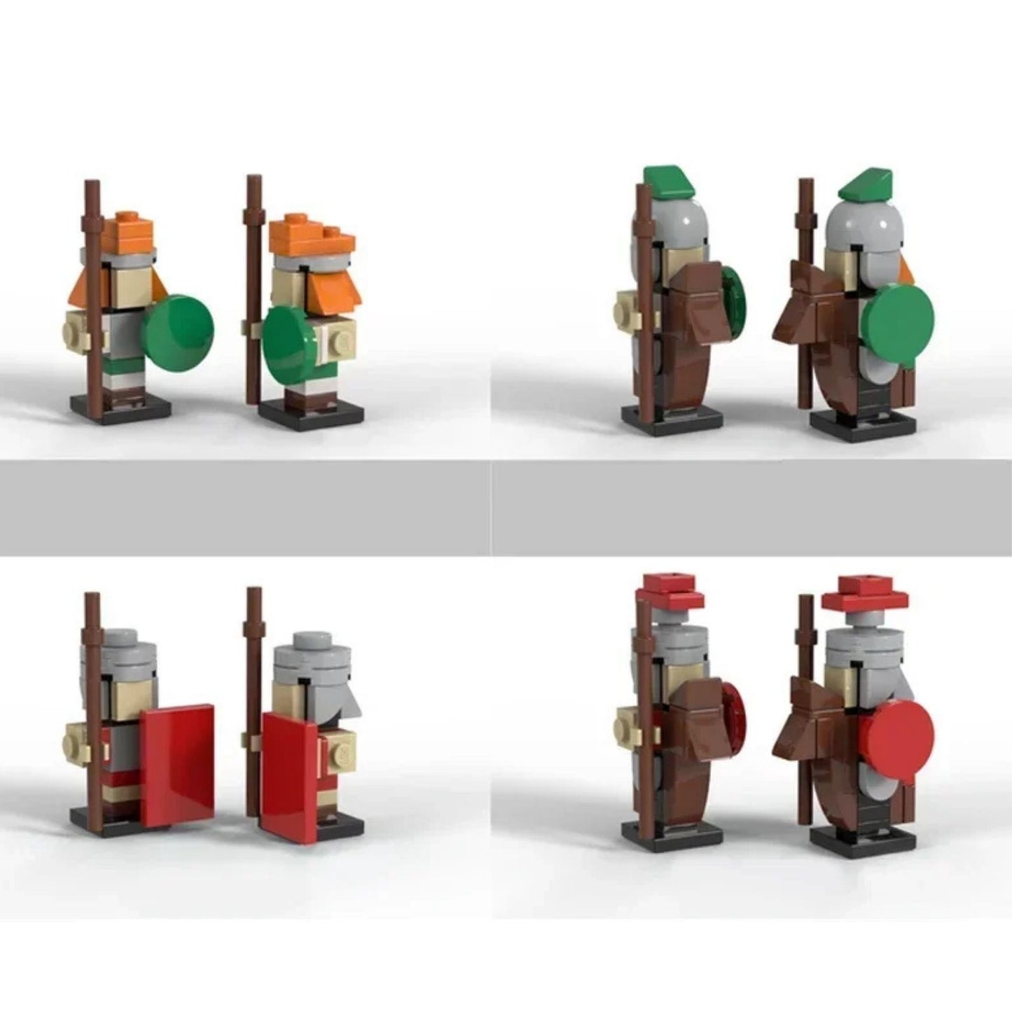 Set de Ajedrez de Lujo con Bloques – Diseño Militar Creativo para Juego y Decoración